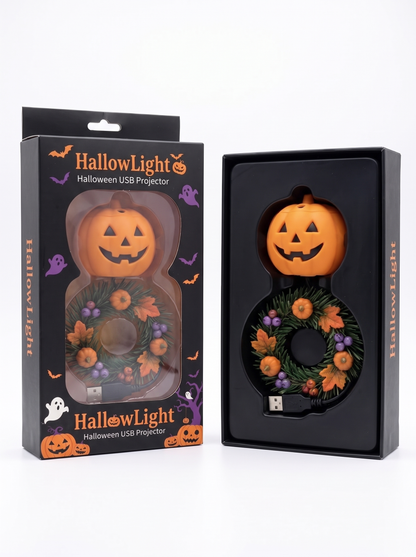HallowLight window carton, closed and open
